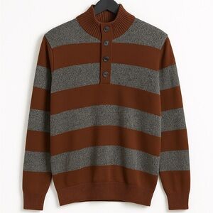 IZOD Striped Knit Cotton Sweater